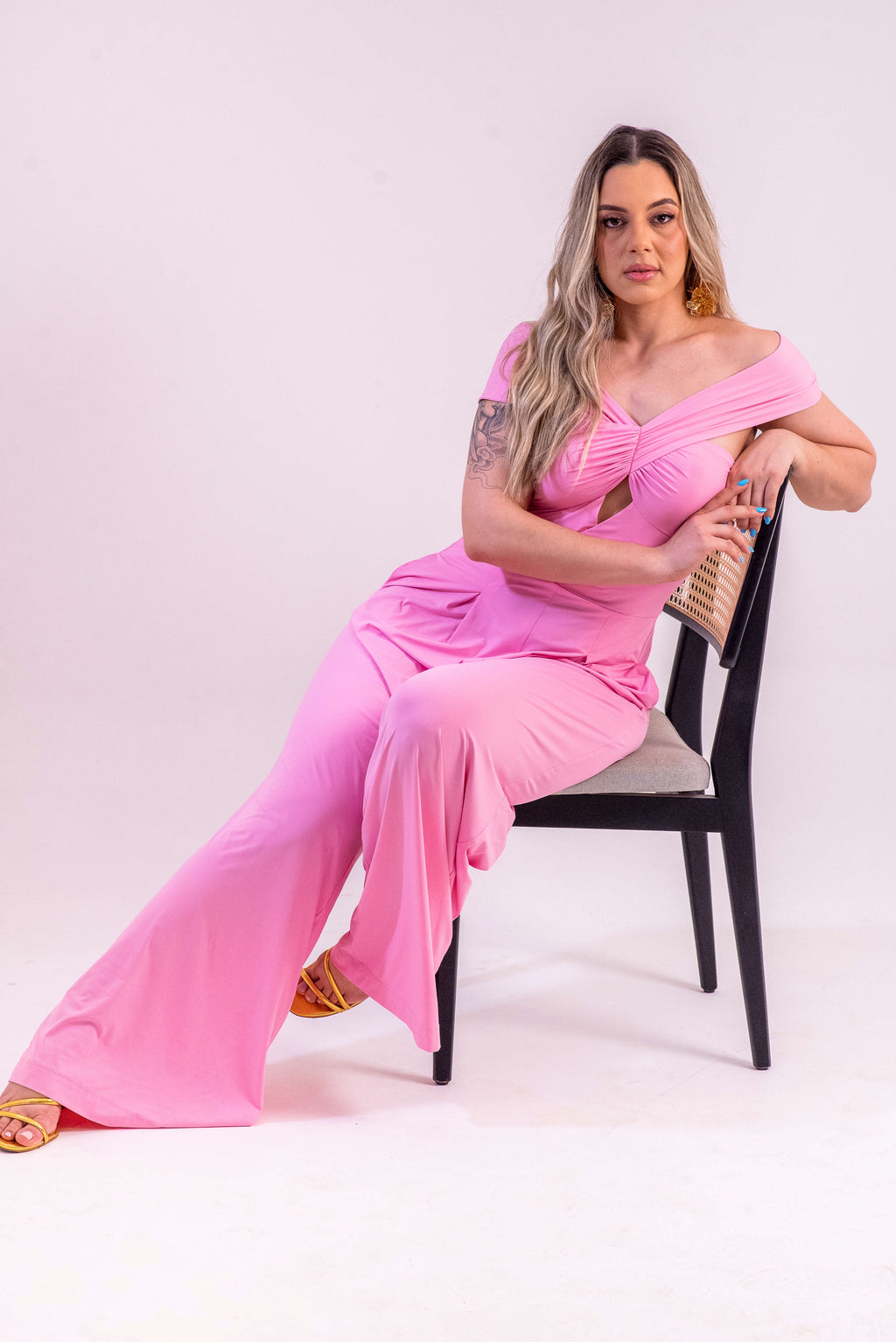 Macacão Luana - Rosa