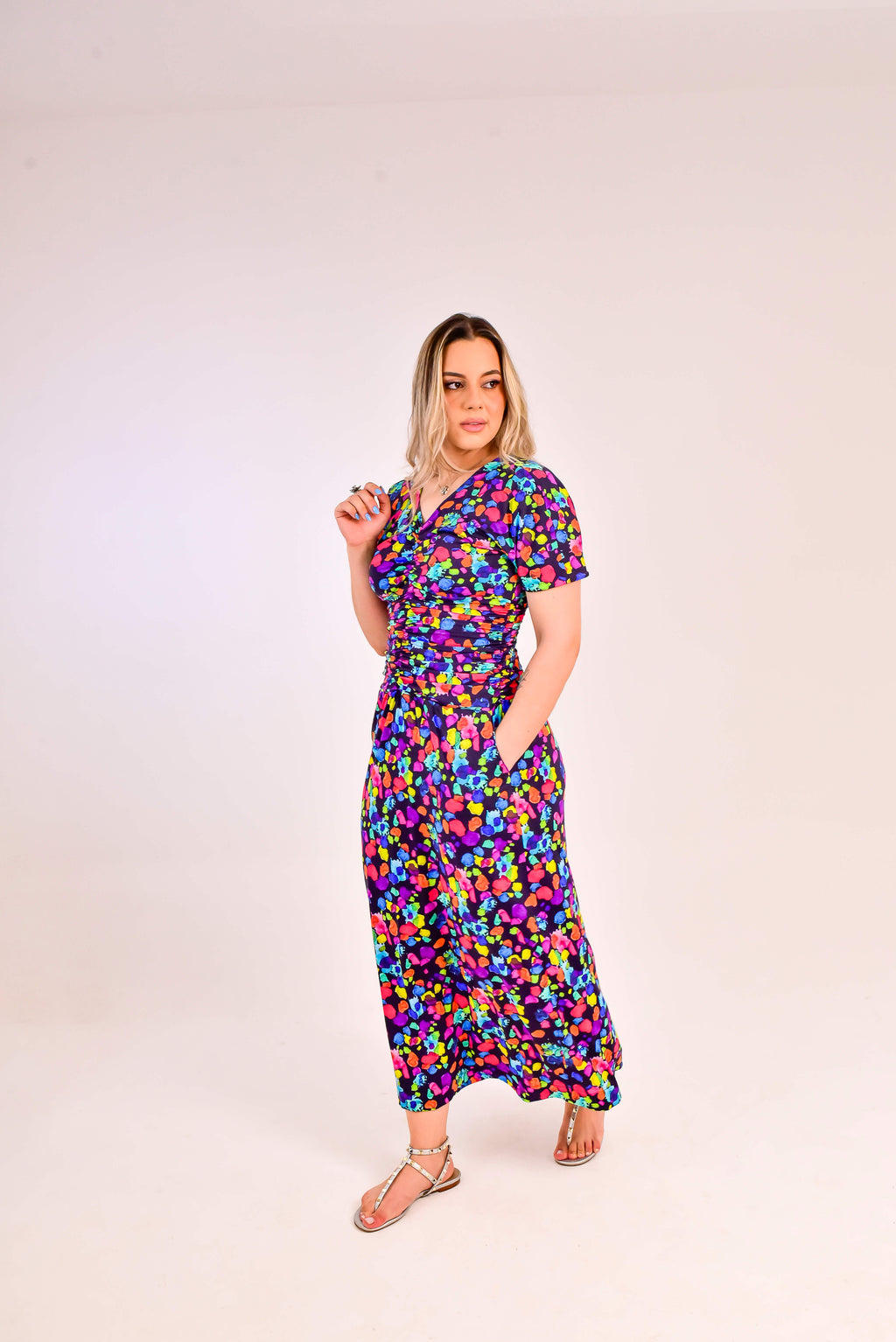 Vestido Charlote - Aquarela
