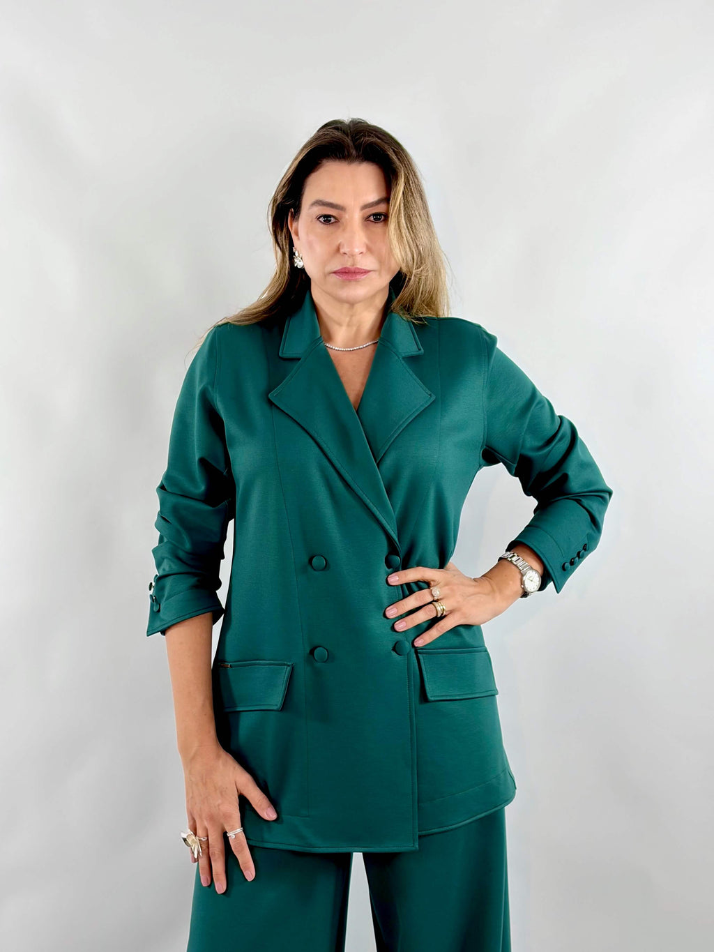 Blazer Línea - Verde Musgo
