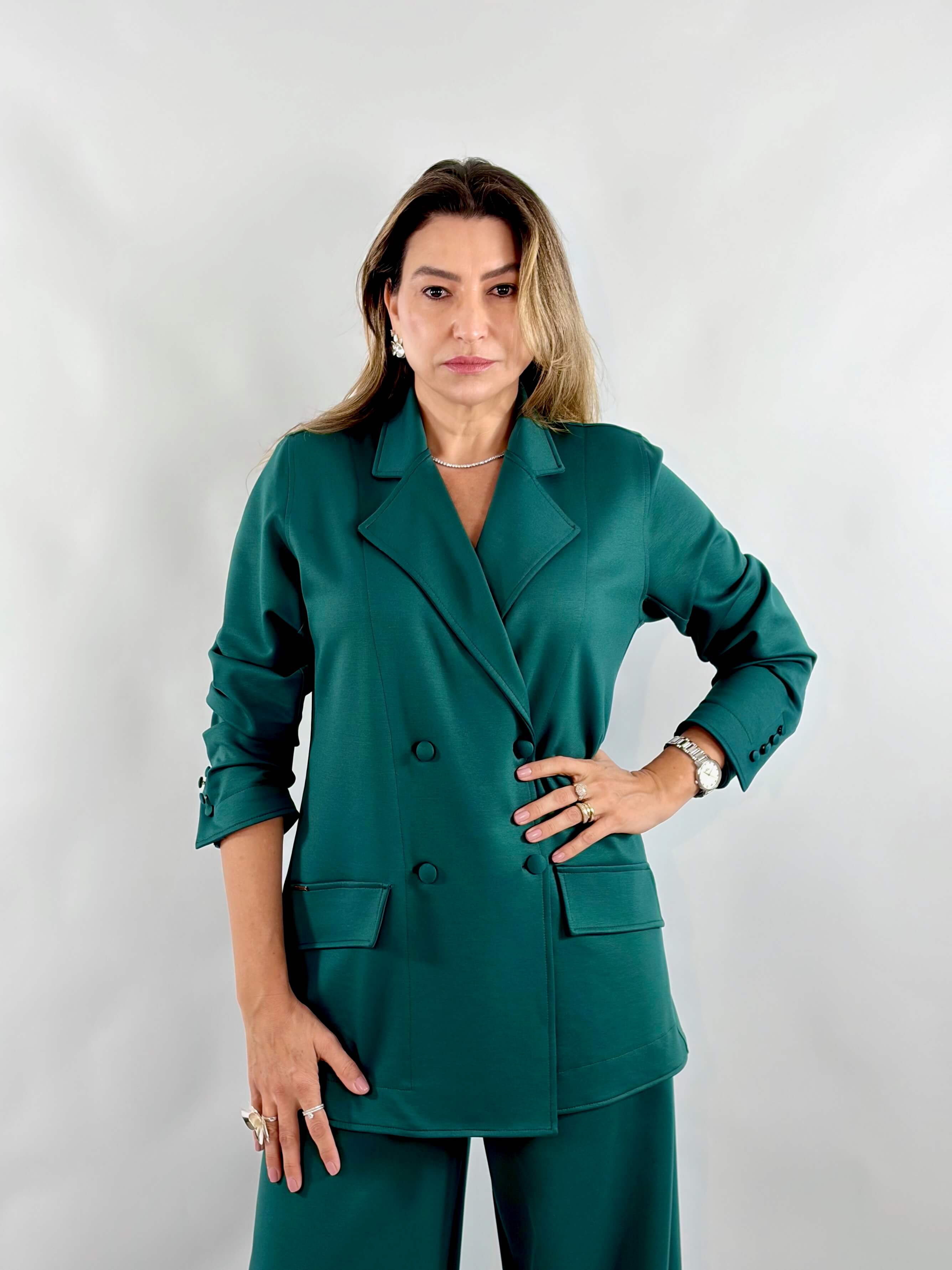 Blazer Línea - Verde Musgo