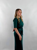Vestido Línea - Verde Musgo