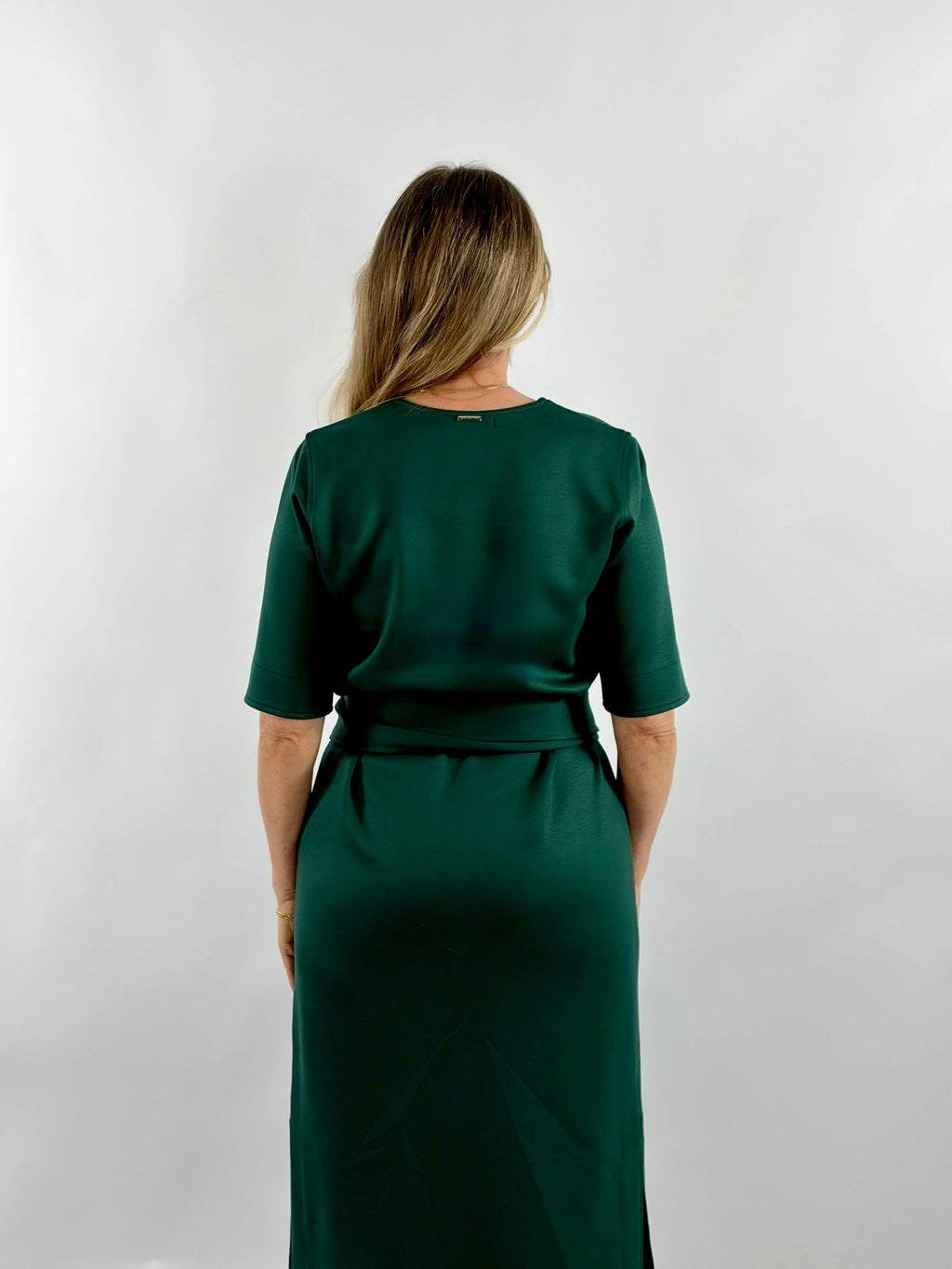Vestido Línea - Verde Musgo