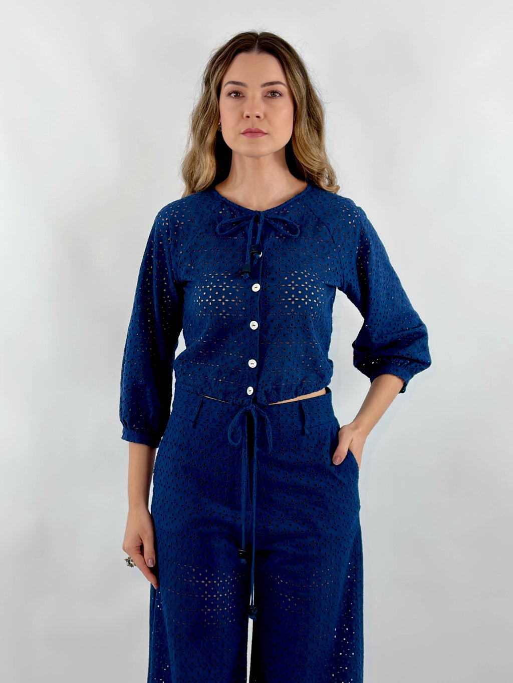 Blusa Diana - Azul Marinho