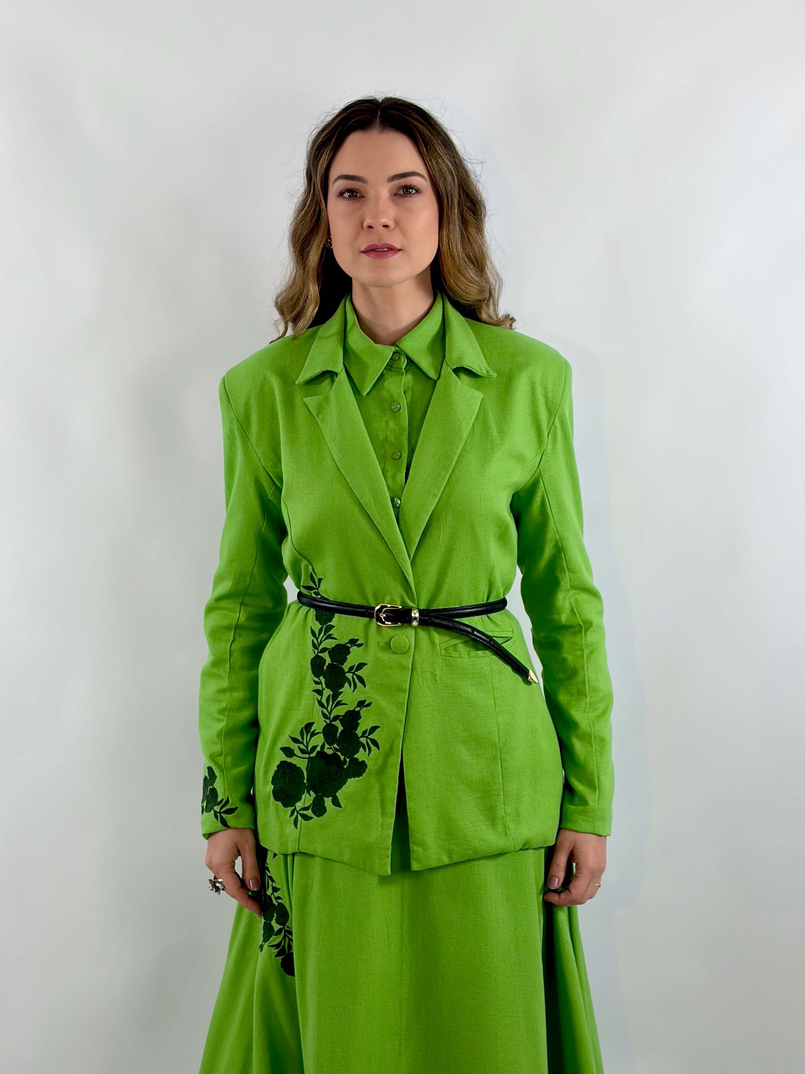 Blazer Bordado - Verde