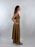 Calça Pantalona - Caramelo
