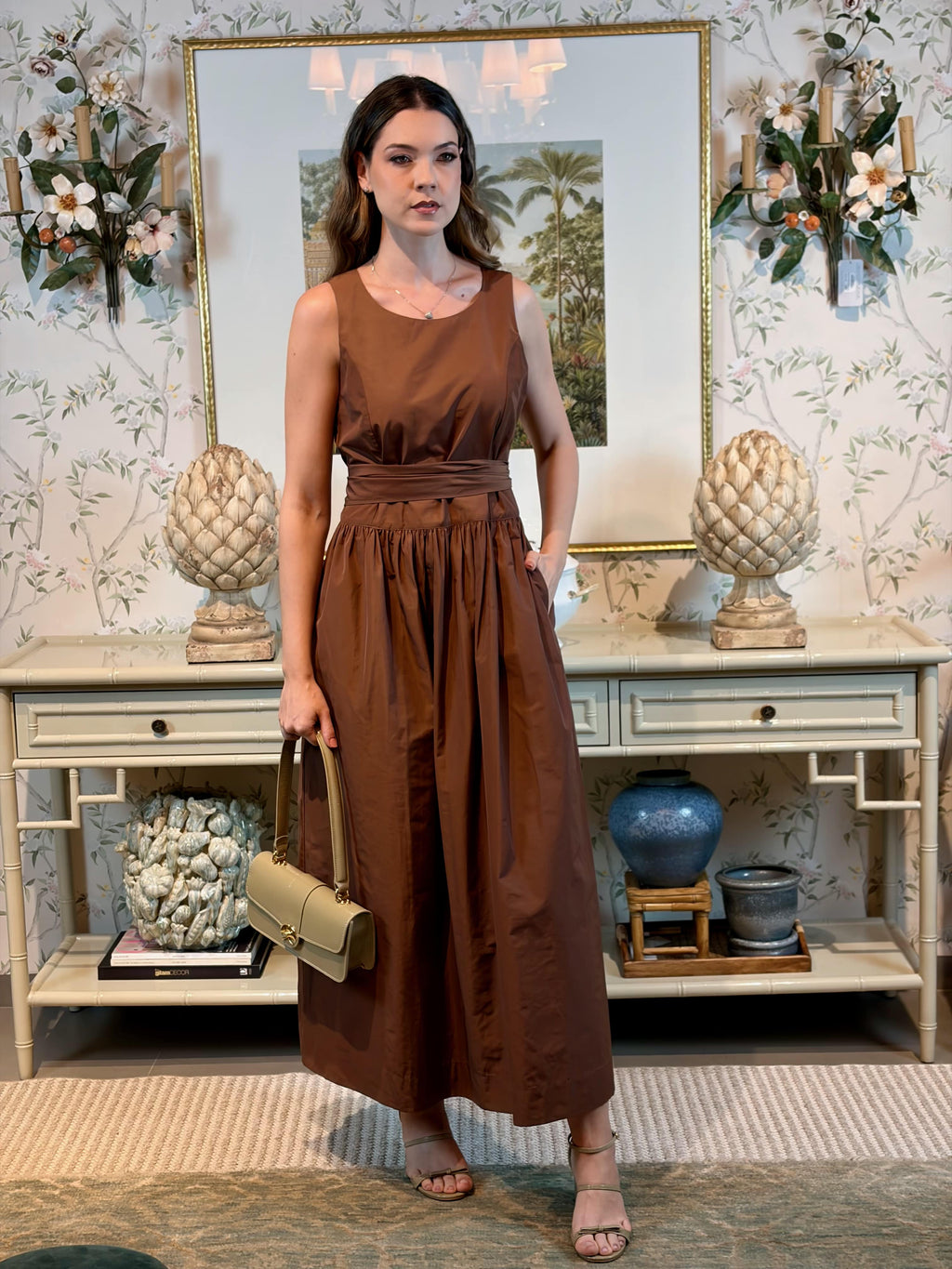 Vestido Wendy - Marrom