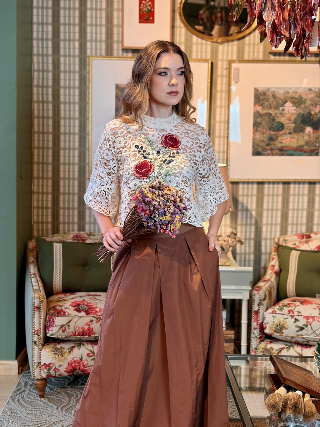 Cropped Cassia - Off white