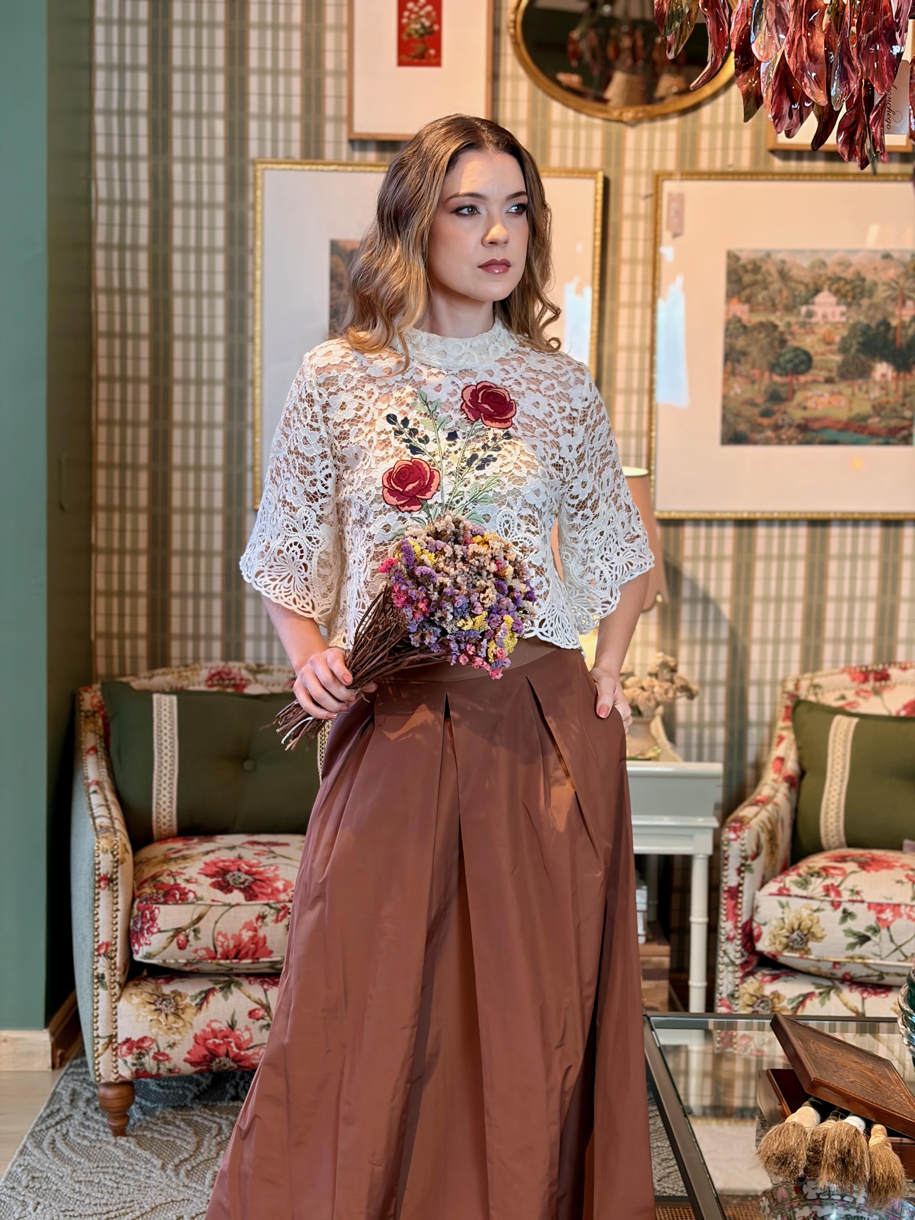 Cropped Cassia - Off white
