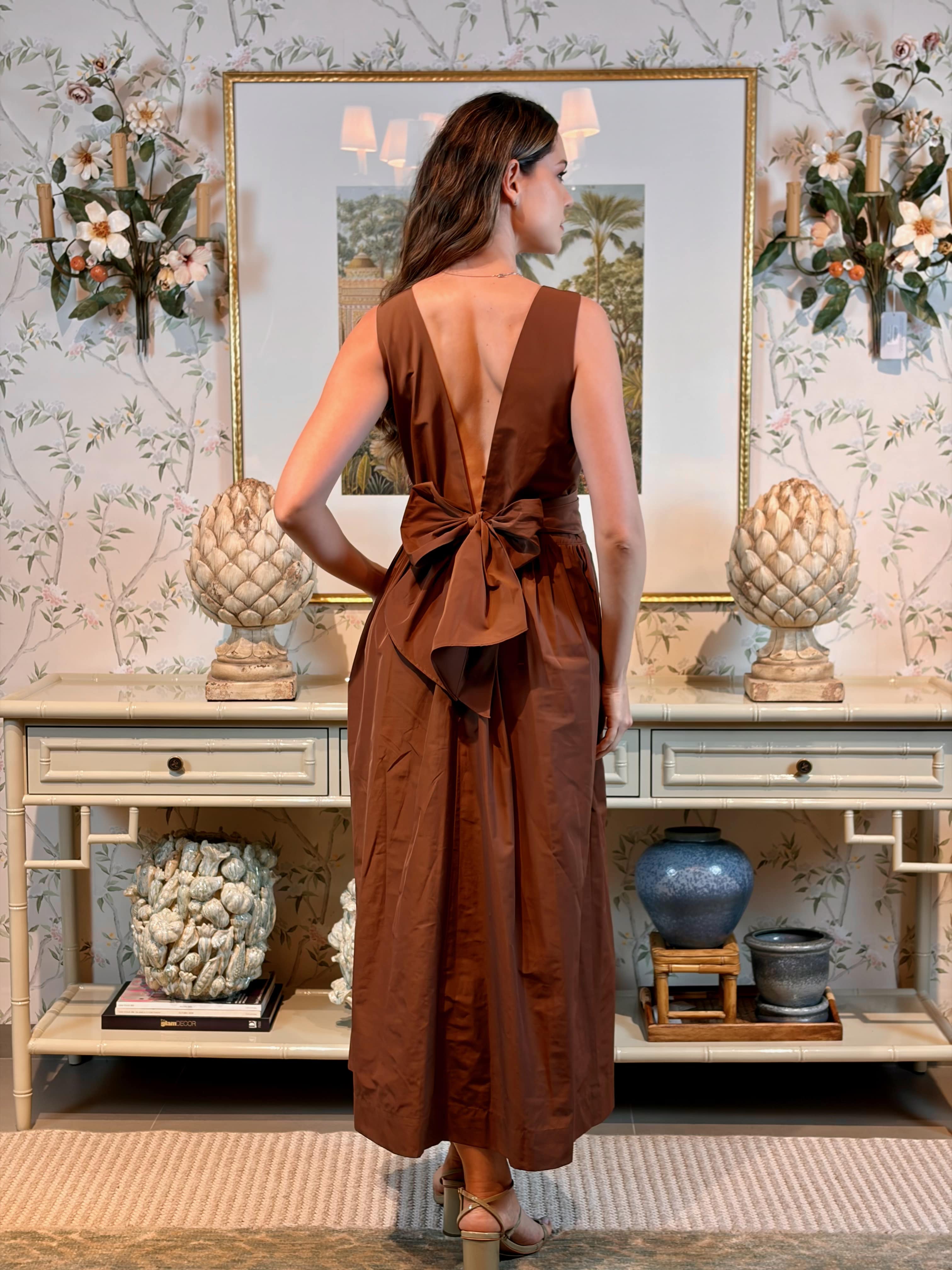 Vestido Wendy - Marrom