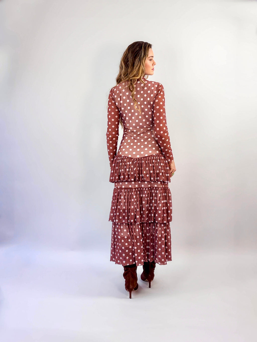 Vestido Vertice - Poa