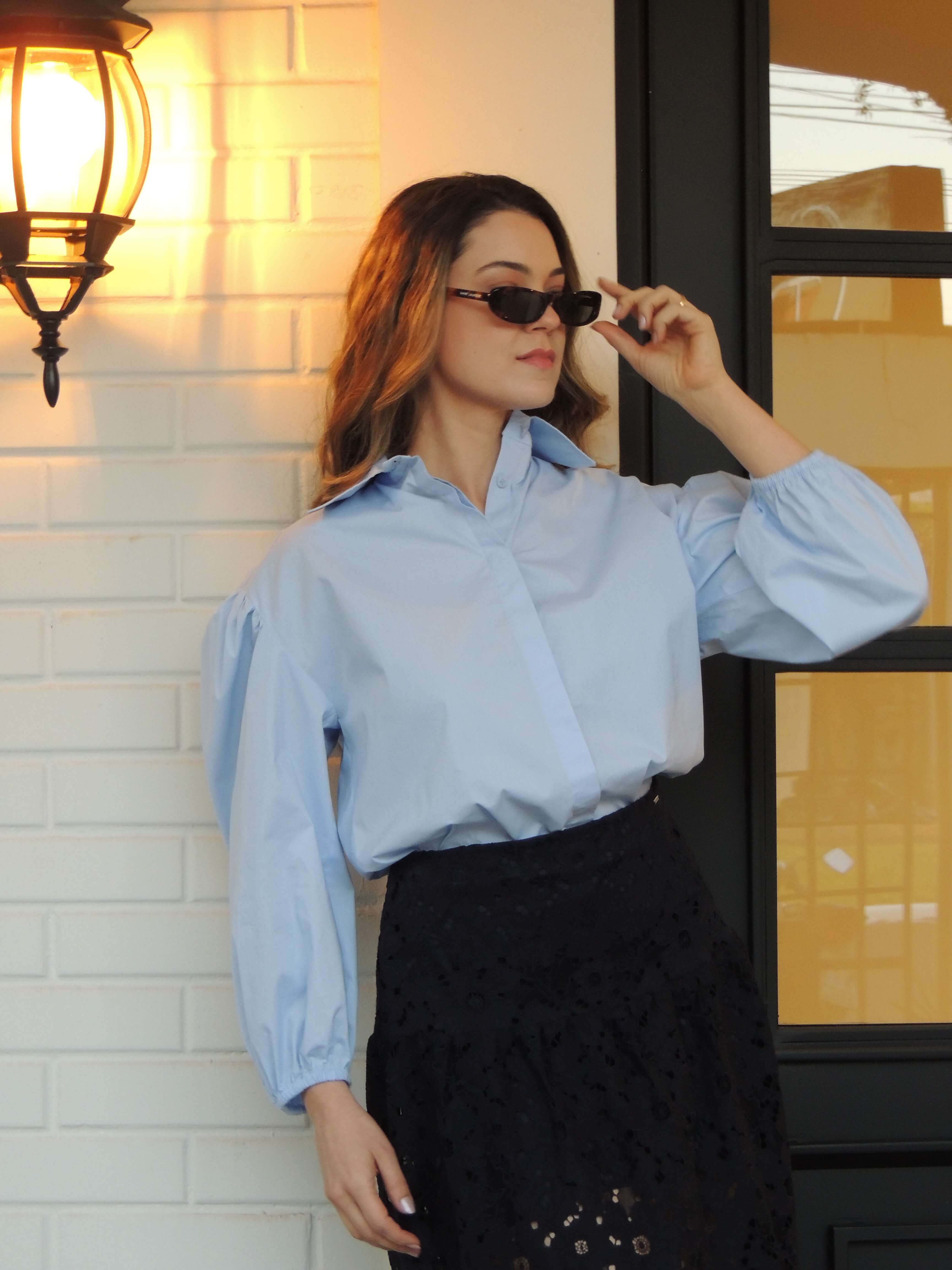 Camisa Yvi - Baby Blue