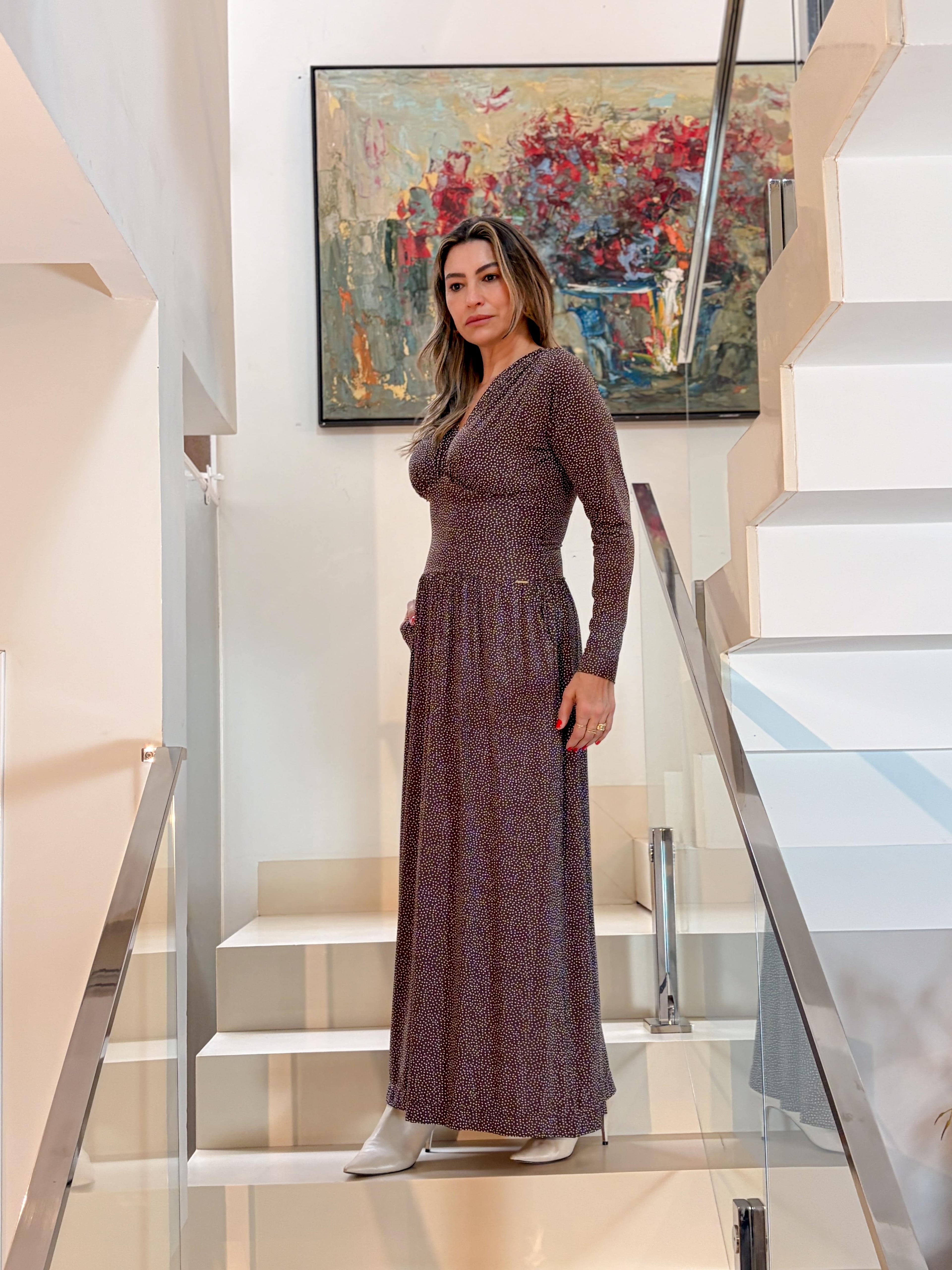 Vestido Dominique - Poá