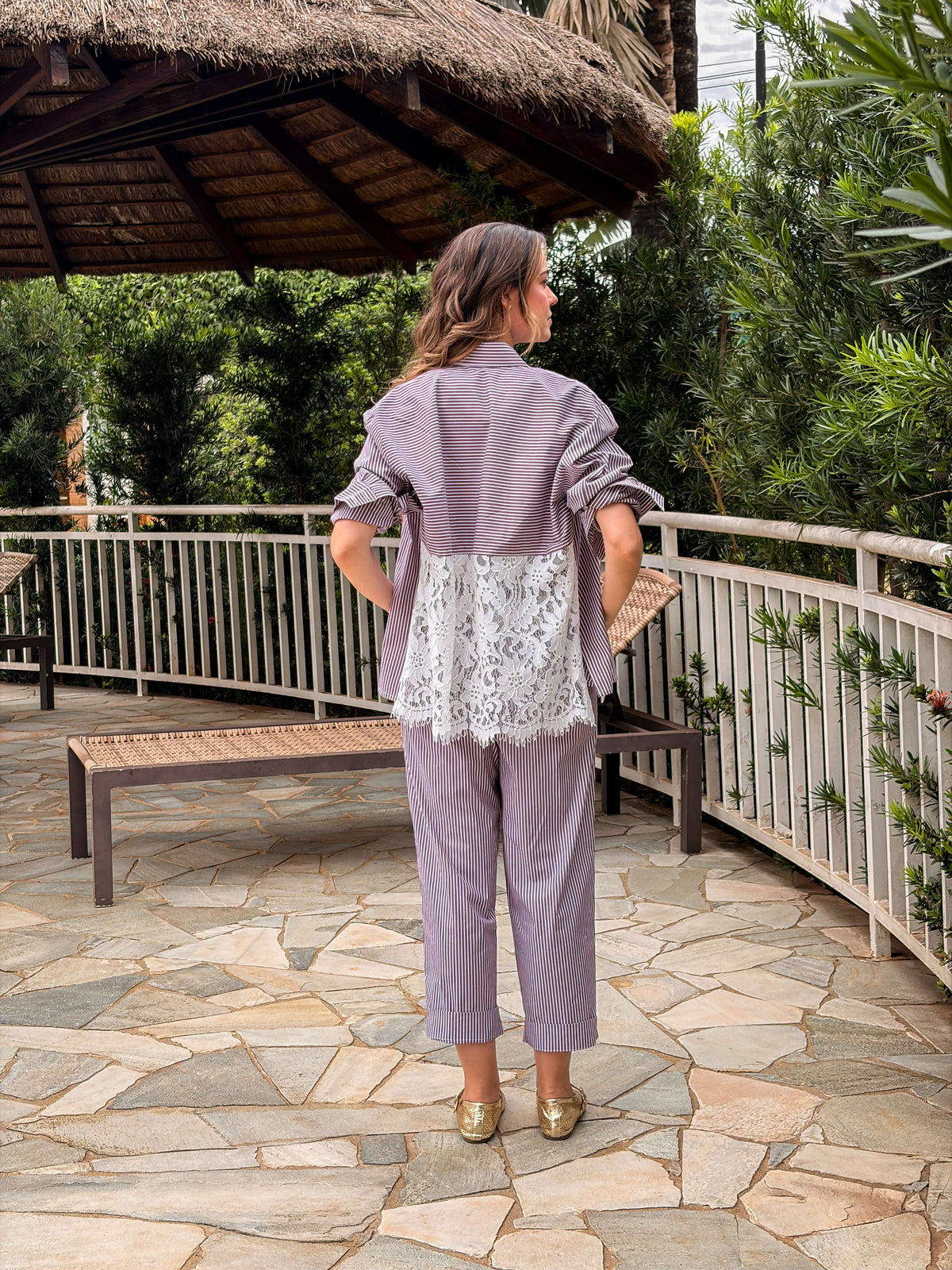 Camisa Capri - Choco