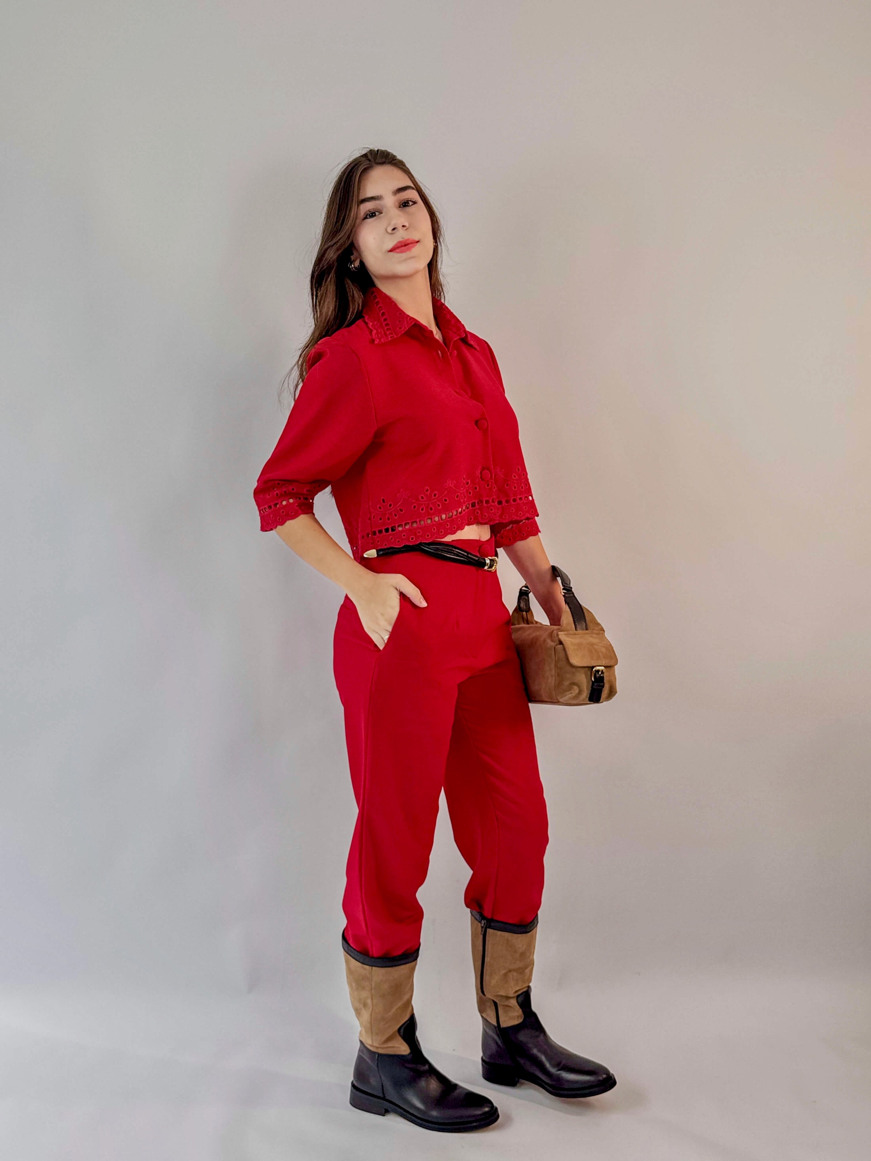 Calça Daniela - Vermelho