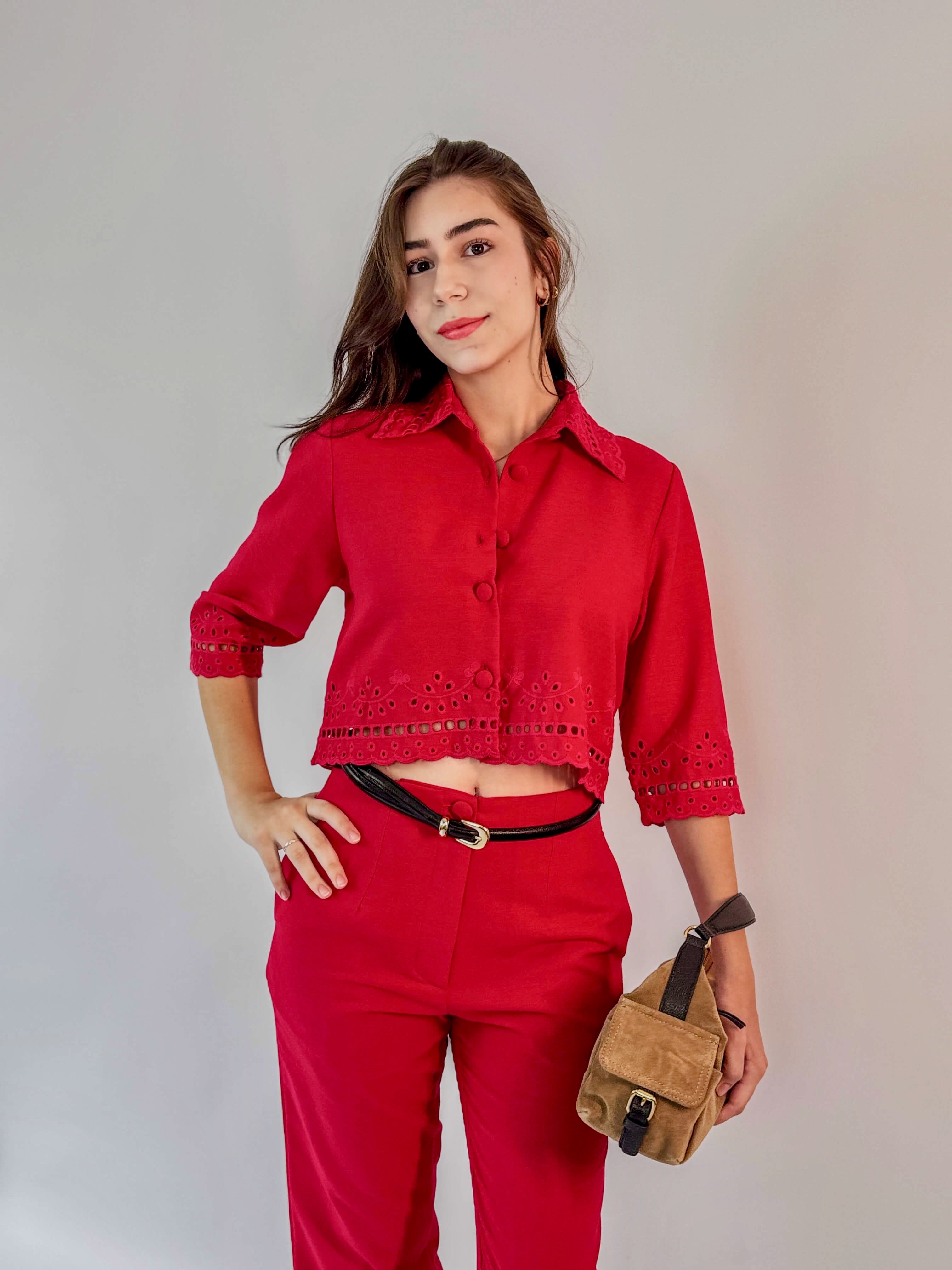 Casaqueto Juliana - Vermelho