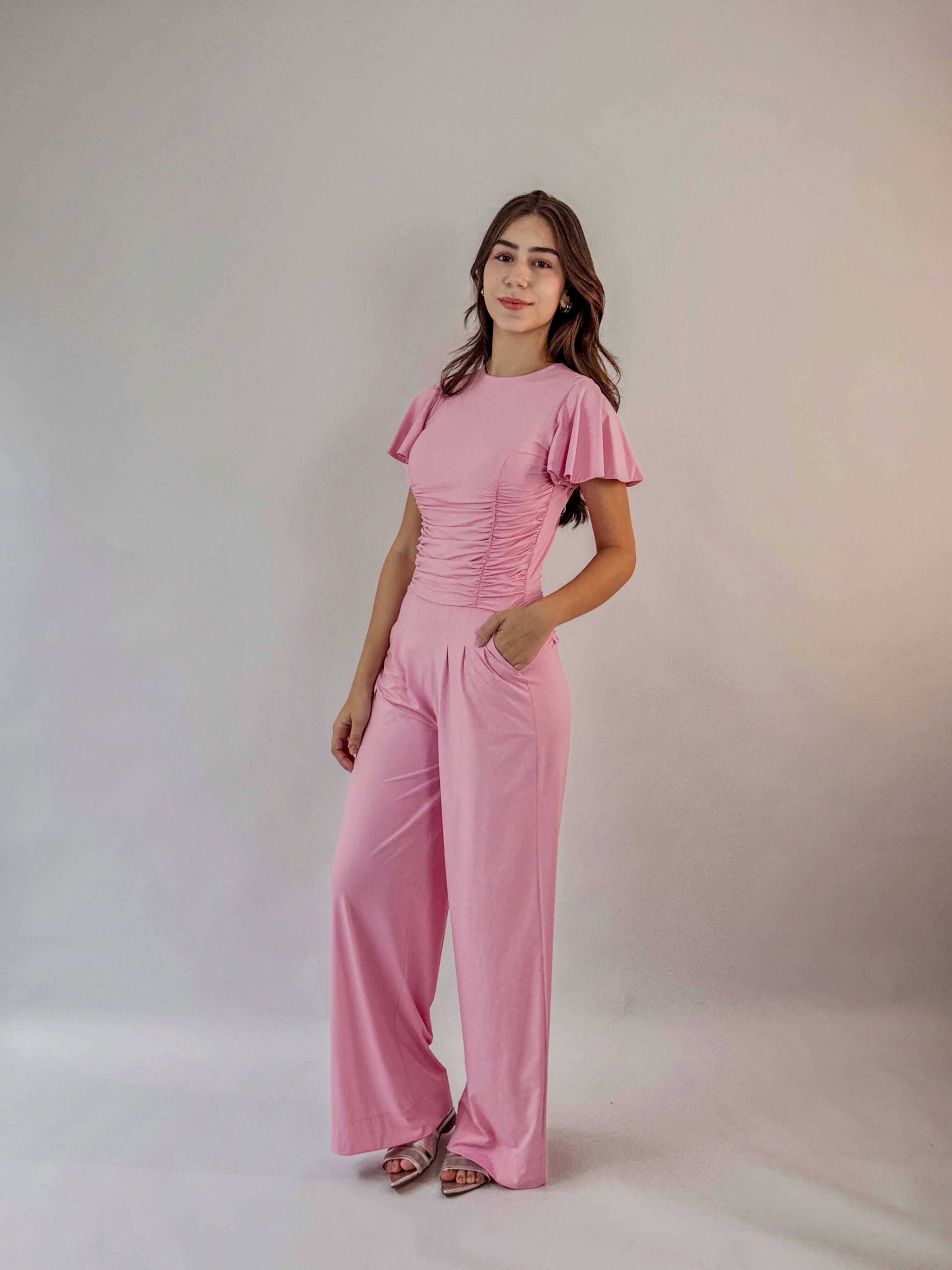 Macacão Aurora - Rosa