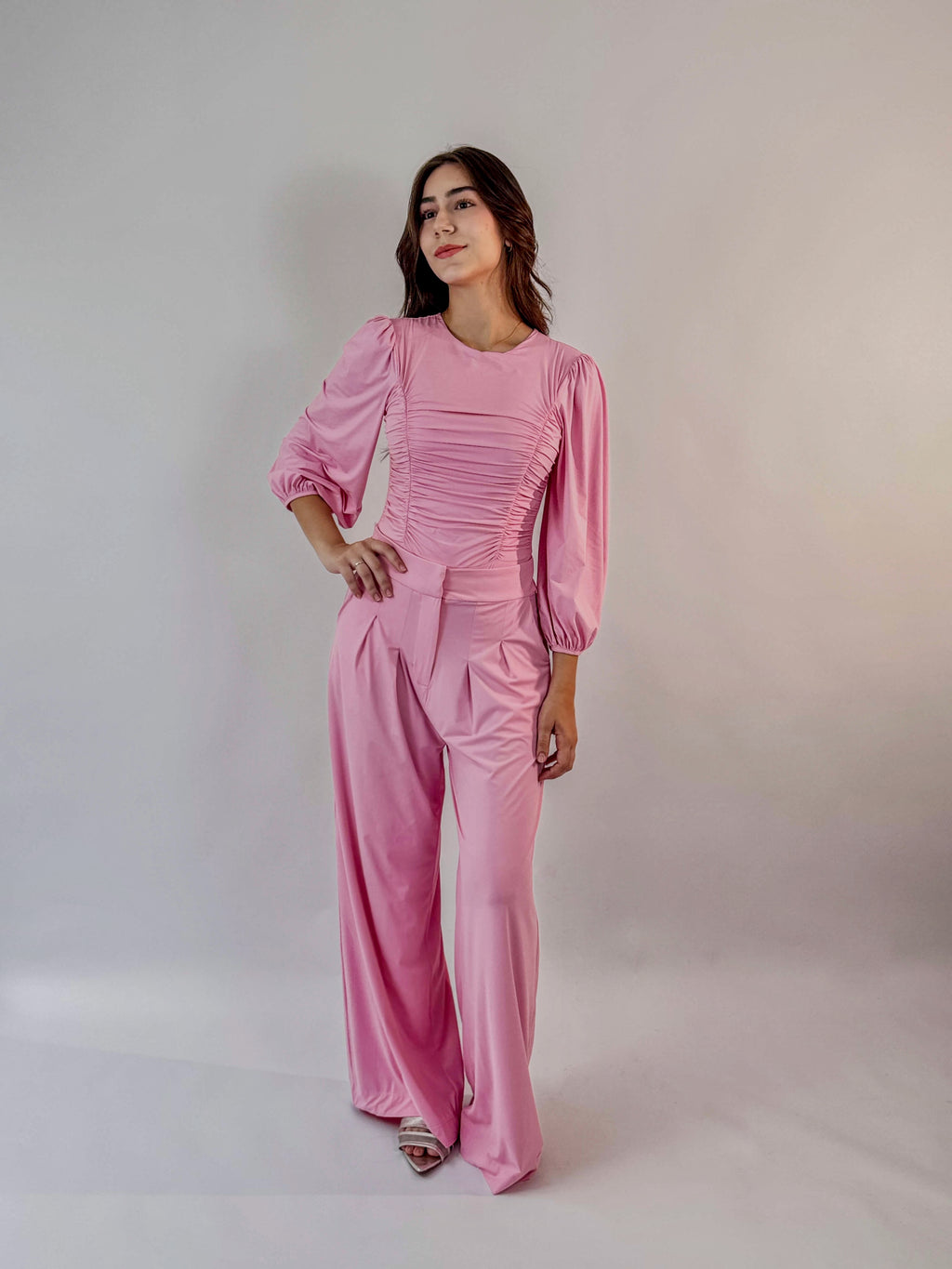 Calça Flora - Rosa