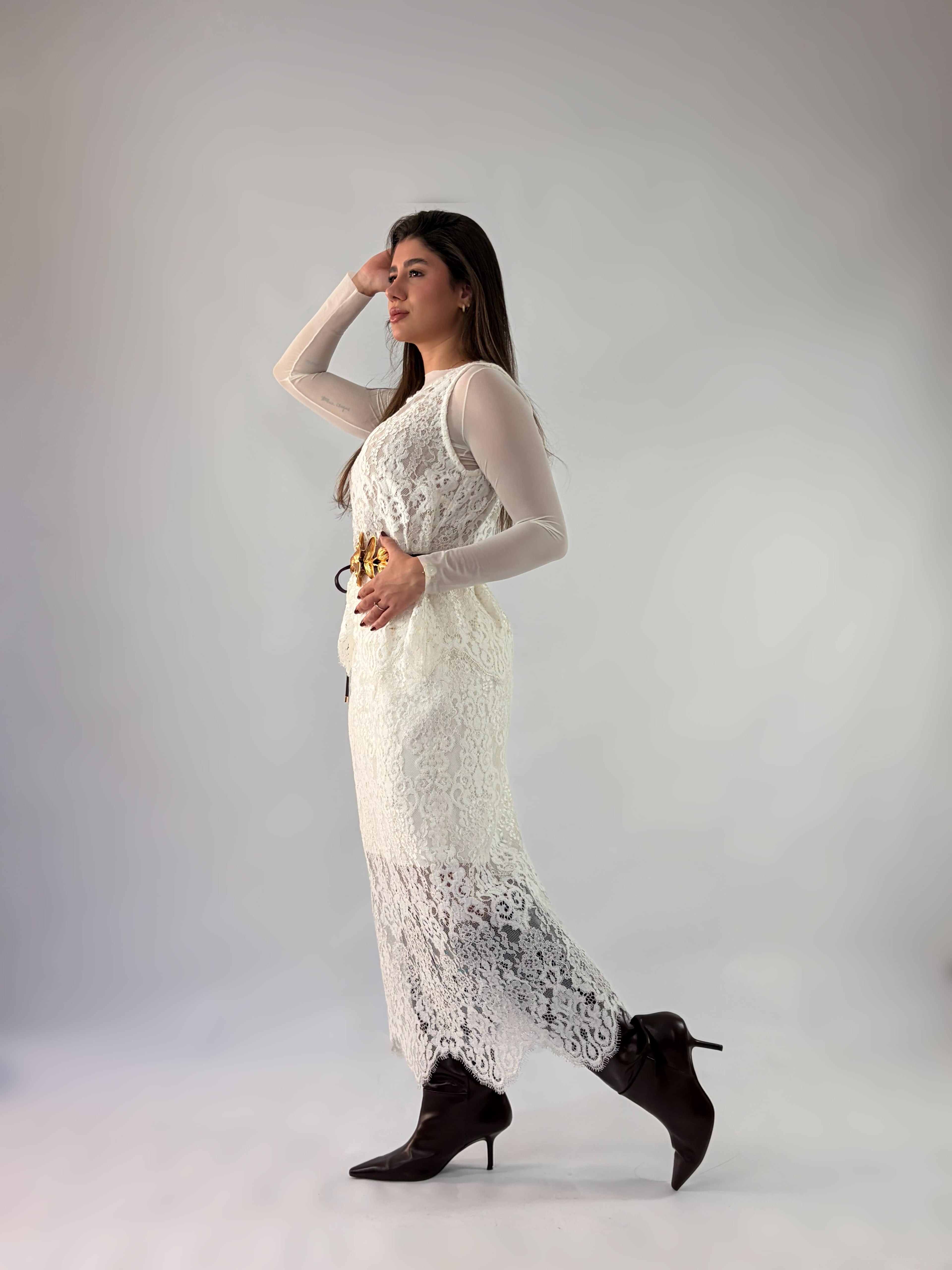 Saia Midí - Off White