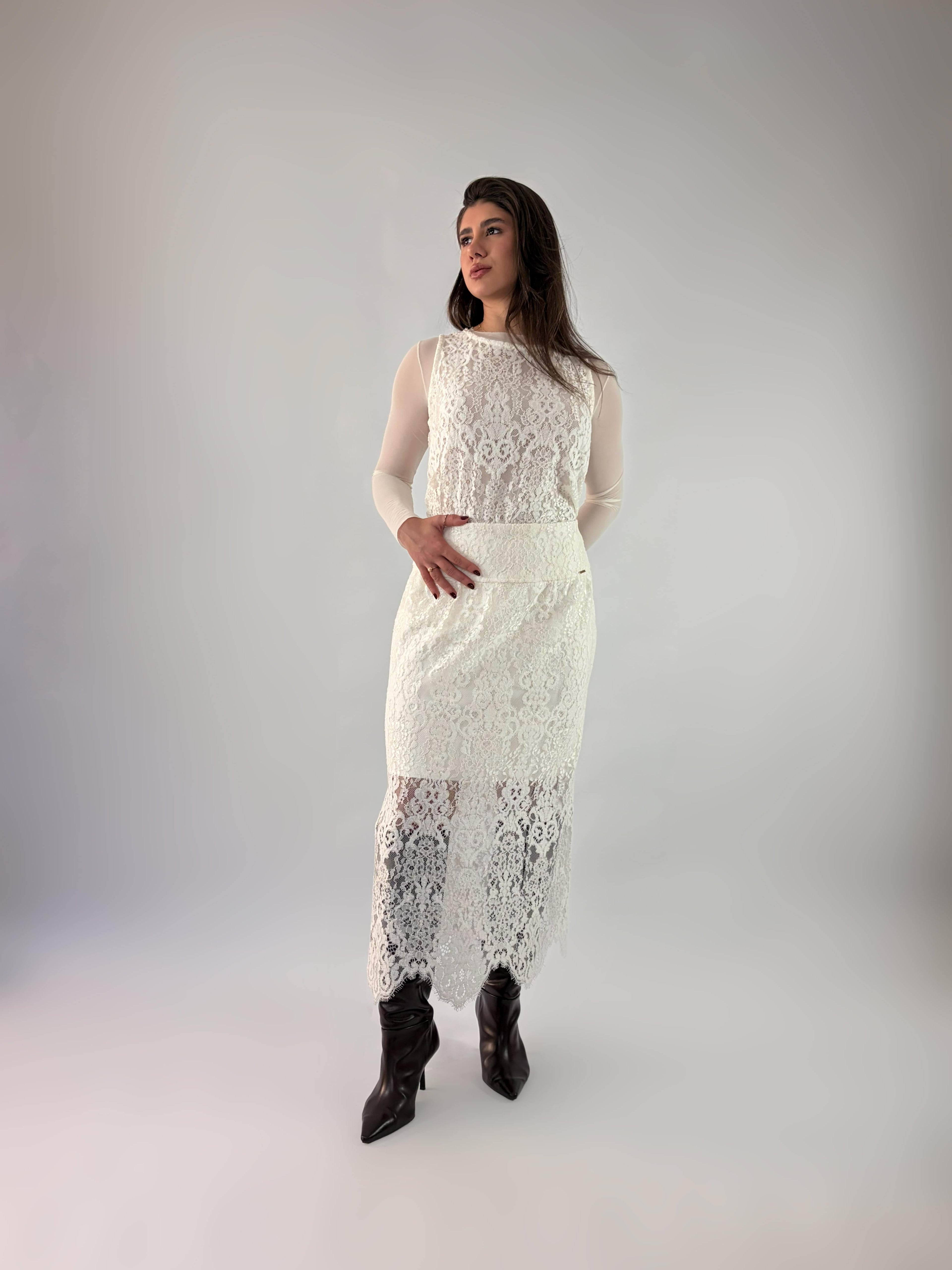 Saia Midí - Off White