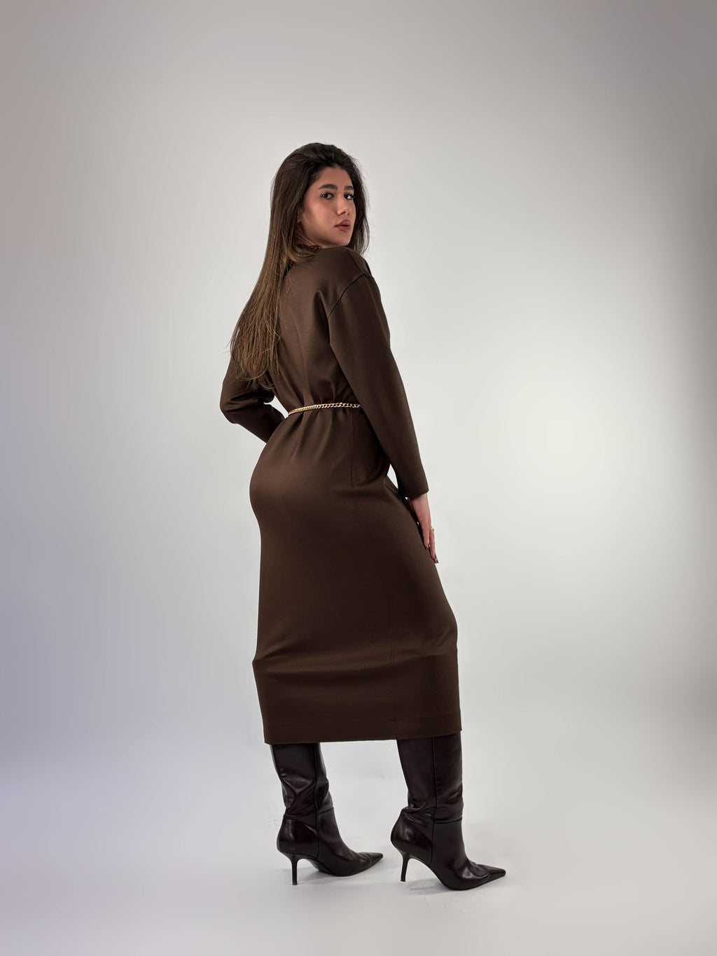 Vestido Tereza - Marrom
